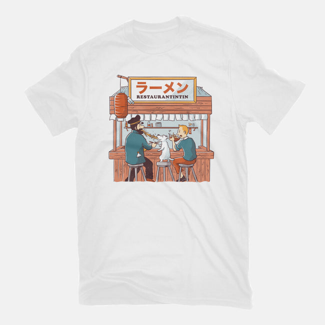 Ramen RestauranTinTin-womens fitted tee-tobefonseca