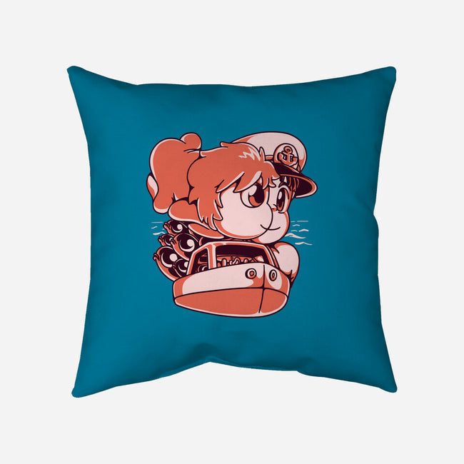 Sea Friendship-none removable cover w insert throw pillow-estudiofitas