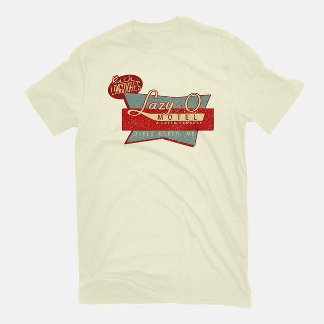 Ruth Langmore's Lazy O-mens basic tee-SubBass49