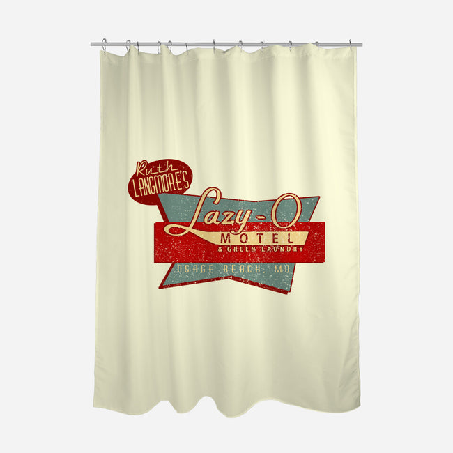 Ruth Langmore's Lazy O-none polyester shower curtain-SubBass49