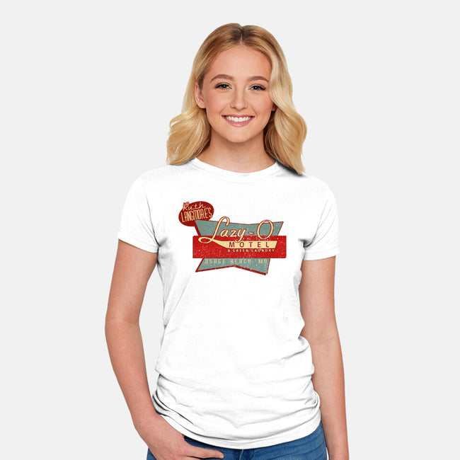 Ruth Langmore's Lazy O-womens fitted tee-SubBass49