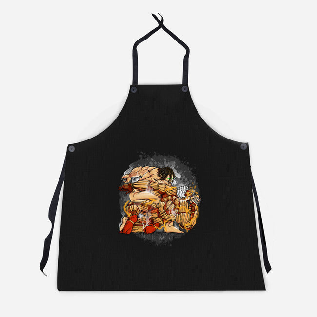 Titan Punch-unisex kitchen apron-joerawks