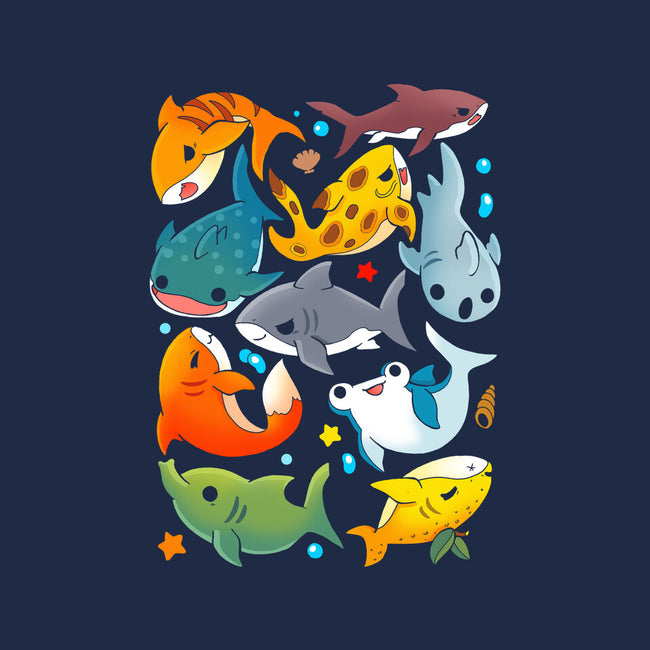 Shark Family-unisex crew neck sweatshirt-Vallina84