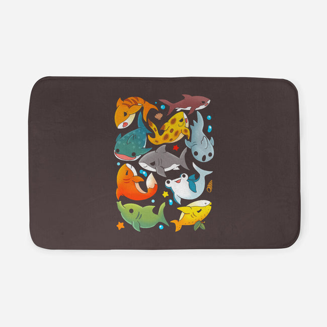 Shark Family-none memory foam bath mat-Vallina84