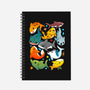 Shark Family-none dot grid notebook-Vallina84