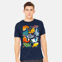Shark Family-mens heavyweight tee-Vallina84