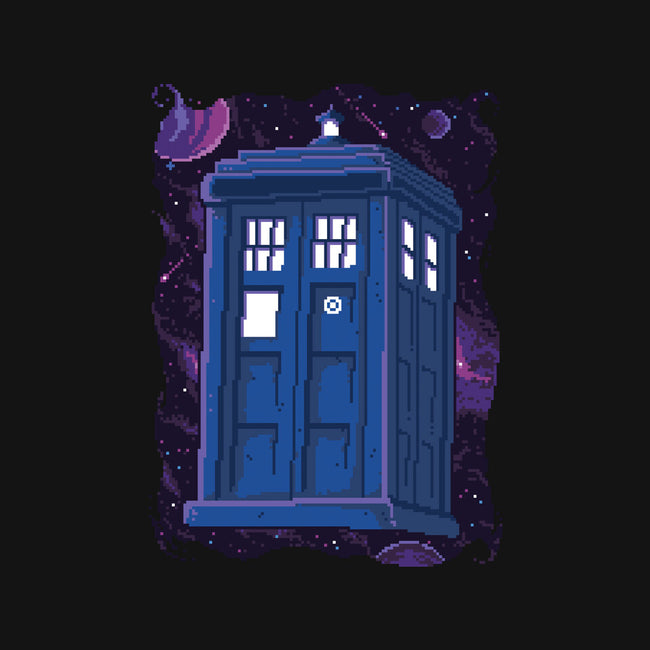 Pixel Tardis-none adjustable tote-danielmorris1993