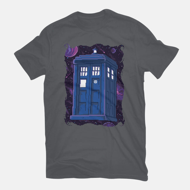 Pixel Tardis-unisex basic tee-danielmorris1993