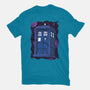 Pixel Tardis-womens basic tee-danielmorris1993