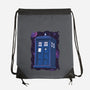 Pixel Tardis-none drawstring bag-danielmorris1993