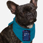 Pixel Tardis-dog bandana pet collar-danielmorris1993