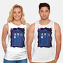 Pixel Tardis-unisex basic tank-danielmorris1993