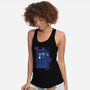 Pixel Tardis-womens racerback tank-danielmorris1993