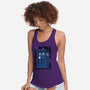 Pixel Tardis-womens racerback tank-danielmorris1993