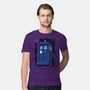 Pixel Tardis-mens premium tee-danielmorris1993