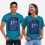 Pixel Tardis-unisex basic tee-danielmorris1993