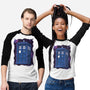 Pixel Tardis-unisex baseball tee-danielmorris1993