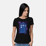 Pixel Tardis-womens basic tee-danielmorris1993