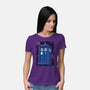 Pixel Tardis-womens basic tee-danielmorris1993