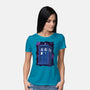 Pixel Tardis-womens basic tee-danielmorris1993