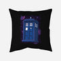 Pixel Tardis-none removable cover w insert throw pillow-danielmorris1993
