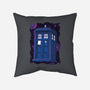 Pixel Tardis-none removable cover w insert throw pillow-danielmorris1993
