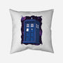 Pixel Tardis-none removable cover w insert throw pillow-danielmorris1993