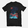 Pixel Space Cowboy-mens premium tee-danielmorris1993