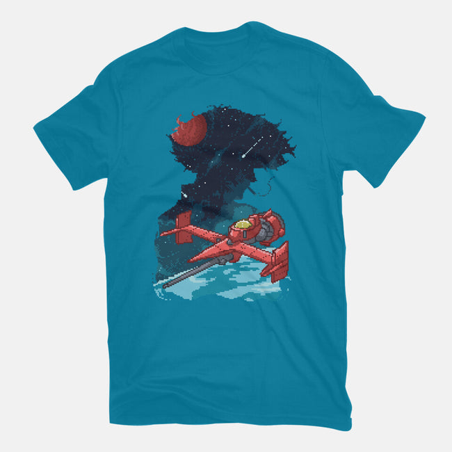 Pixel Space Cowboy-mens premium tee-danielmorris1993