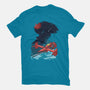 Pixel Space Cowboy-womens fitted tee-danielmorris1993