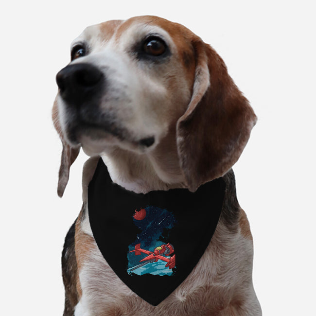 Pixel Space Cowboy-dog adjustable pet collar-danielmorris1993