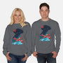 Pixel Space Cowboy-unisex crew neck sweatshirt-danielmorris1993