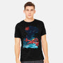 Pixel Space Cowboy-mens heavyweight tee-danielmorris1993