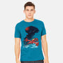 Pixel Space Cowboy-mens heavyweight tee-danielmorris1993