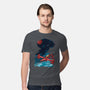Pixel Space Cowboy-mens premium tee-danielmorris1993