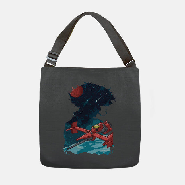 Pixel Space Cowboy-none adjustable tote-danielmorris1993