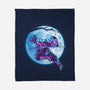 Zenitsu Under The Moon-none fleece blanket-ddjvigo