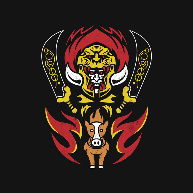 Desert Demigod And Tiny Horse-unisex pullover sweatshirt-Logozaste