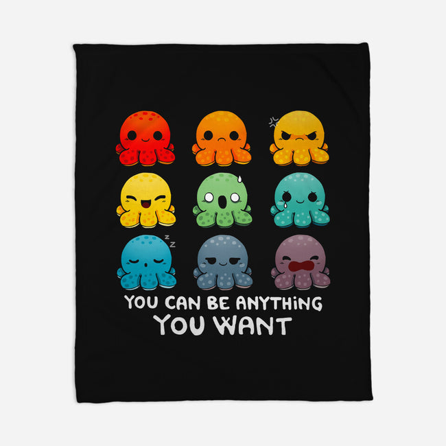 You Can Be Anything-none fleece blanket-Vallina84