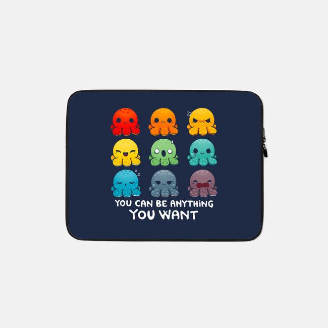 You Can Be Anything-none zippered laptop sleeve-Vallina84