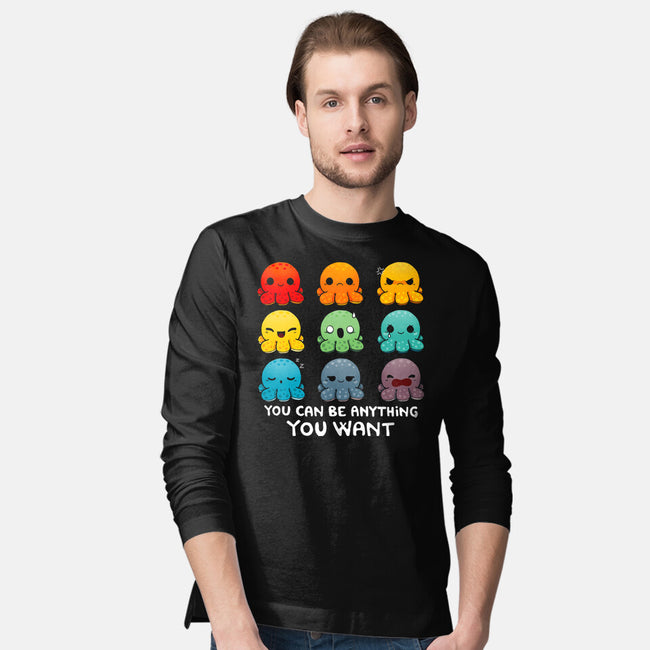 You Can Be Anything-mens long sleeved tee-Vallina84
