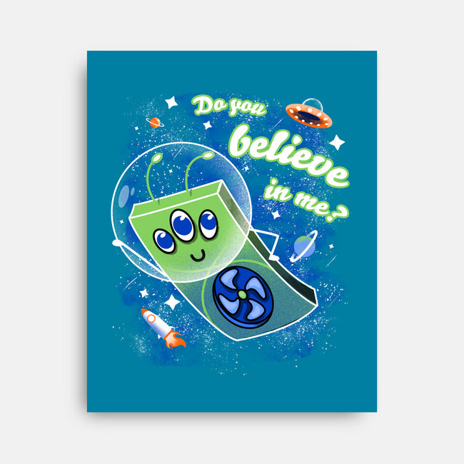 Believe In Me-none stretched canvas-IKILO