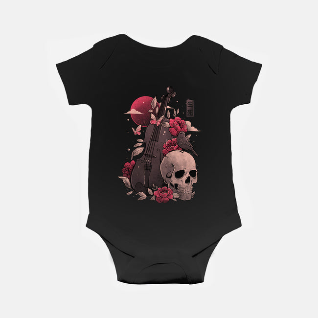 Death And Music-baby basic onesie-eduely