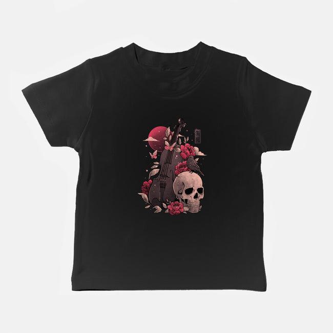 Death And Music-baby basic tee-eduely