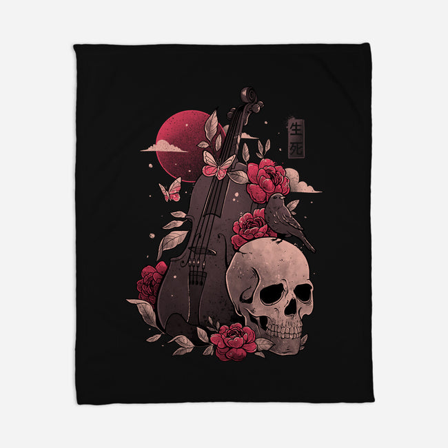 Death And Music-none fleece blanket-eduely