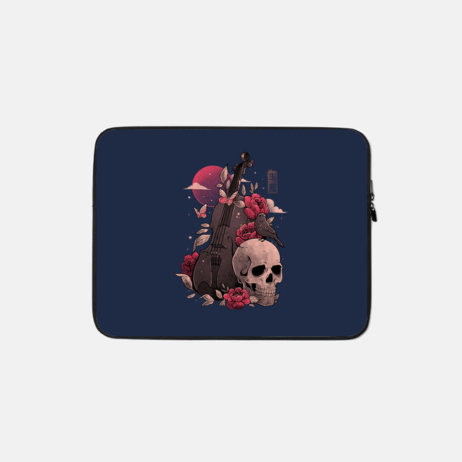 Death And Music-none zippered laptop sleeve-eduely