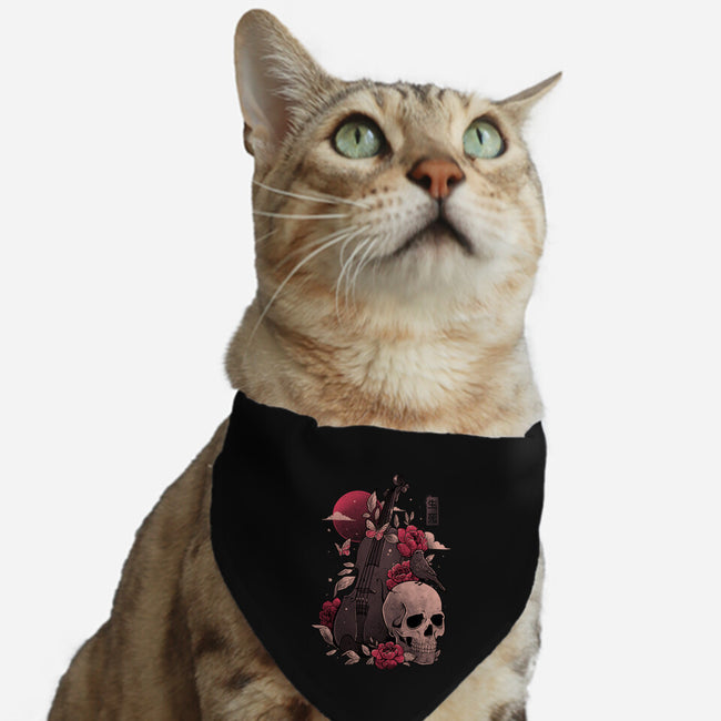 Death And Music-cat adjustable pet collar-eduely