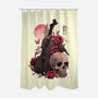 Death And Music-none polyester shower curtain-eduely