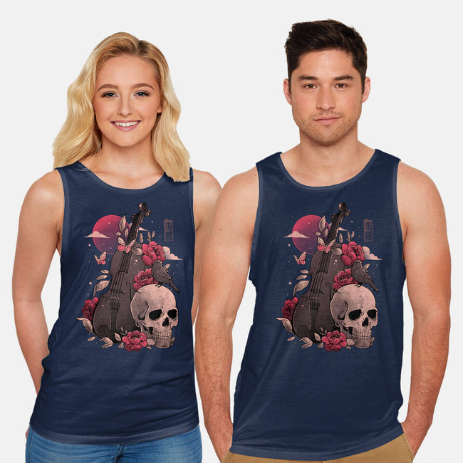 Death And Music-unisex basic tank-eduely