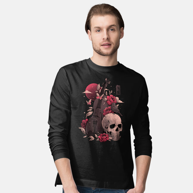 Death And Music-mens long sleeved tee-eduely